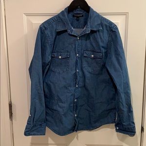 Banana Republic Mens Heavy Denim Shirt Medium